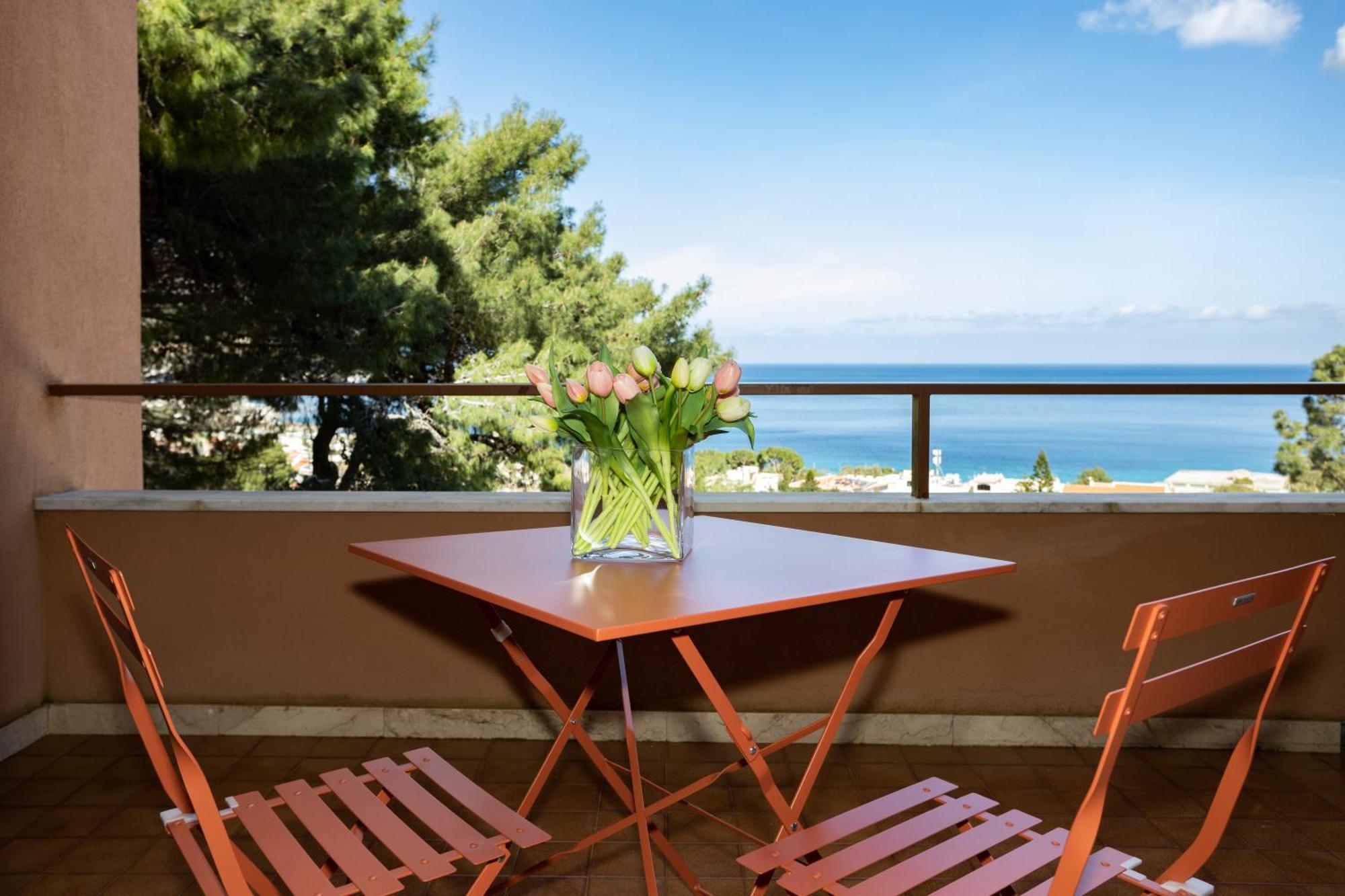 Villa Nel Verde Sul Mare, Mondello, Palerme Extérieur photo